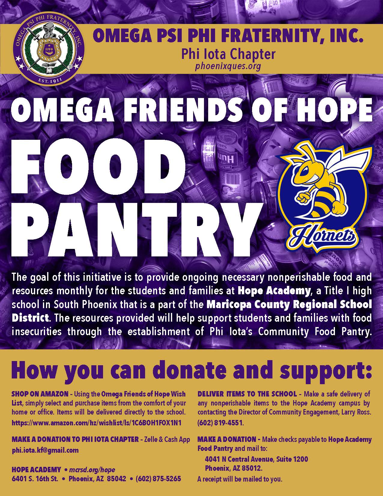 Omega Friends of Hope Food Pantry-2020