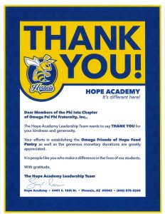 Hope Academy OMEGA-THANK-YOU