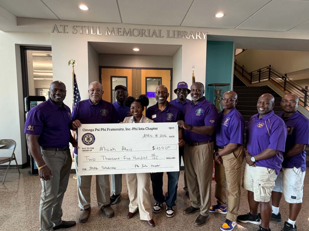Dr. Benjamin M. Harrison Jr. Scholarship Winner Micah Akers
