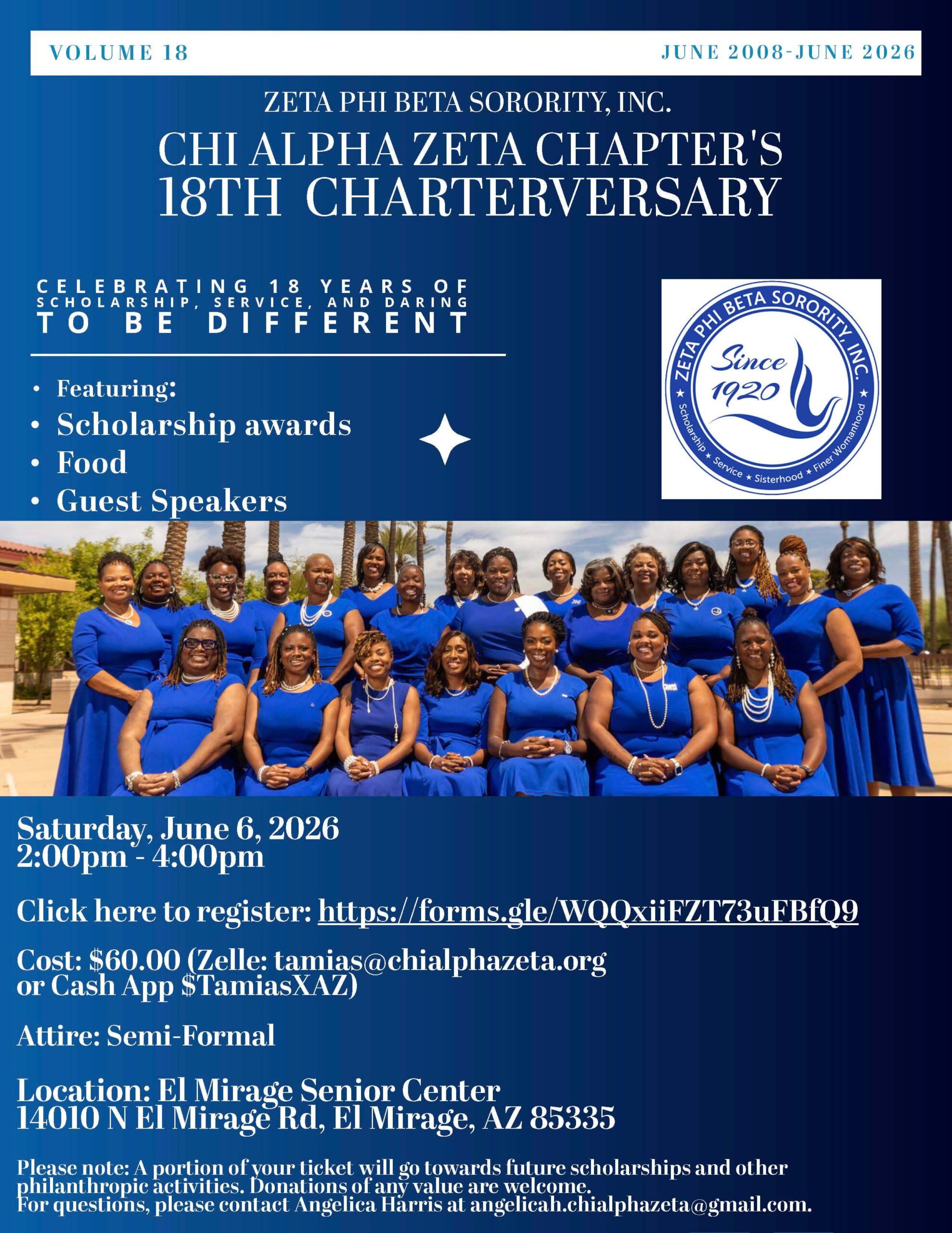 Zeta Phi Beta June 6 2026 Charterversary